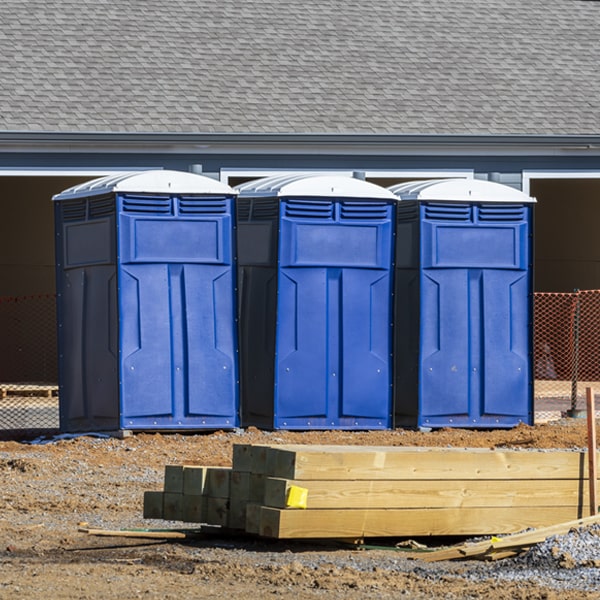 are there any restrictions on what items can be disposed of in the porta potties in Brownville